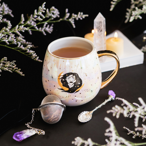 STAY WILD MOON CHILD - Celestial Mug Set + Amethyst Tea Accessories