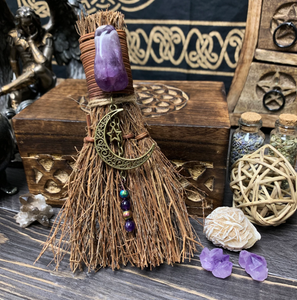 Lavender Scented Witch Besom (Broom)