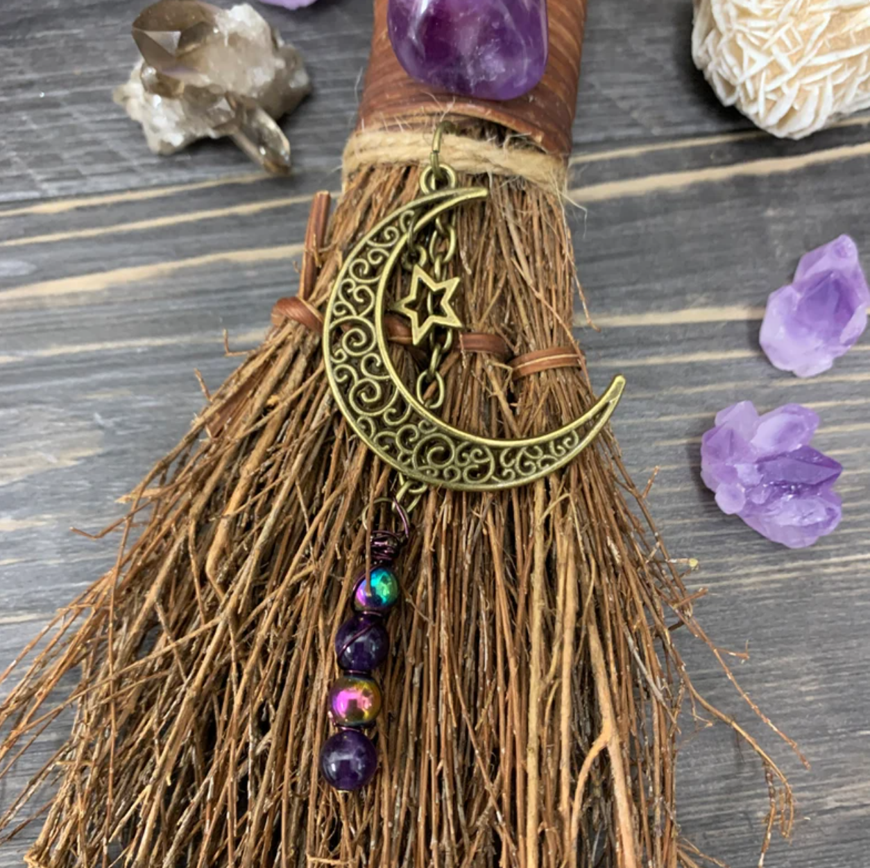 Lavender Scented Witch Besom (Broom)